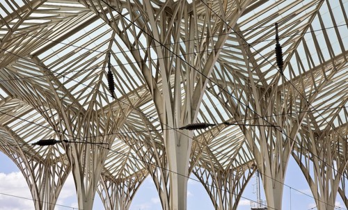 Lisbon, East railway station by Santiago Calatrava 1998