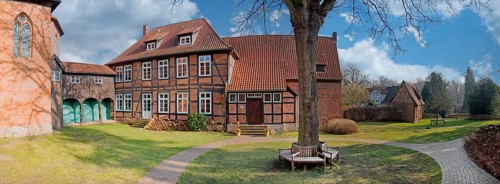 Historic monastery of Walsrode, Lower Saxony, Germany, Lower Saxony, Germany, Europe
