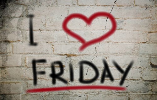I Love Friday Concept