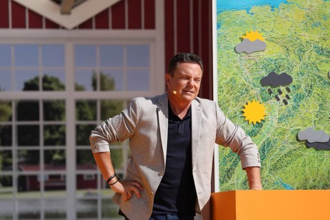 Stefan Mross (singer / presenter / entertainer) on the ARD TV programme Immer wieder sonntags,