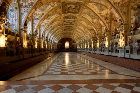 Interior view, Antiquarium, Residence, Graggenau, Munich, Bavaria, Germany, Europe