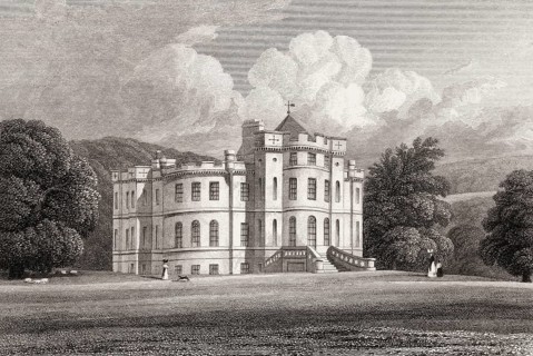 Airthrey Castle, now part of the University of Stirling, 19th century, from Modern Athens by Th. H.