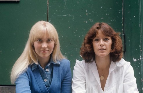 ABBA. Anni-Frid Lyngstad and Agnetha Fältskog in the 1970s