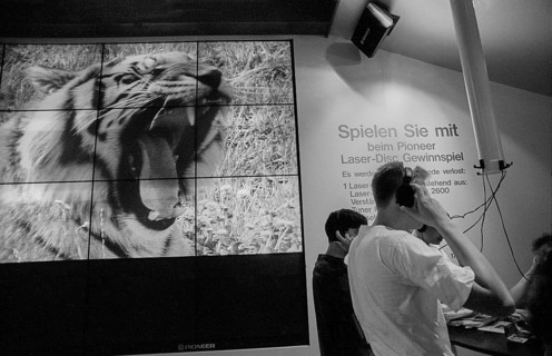 Germany, Berlin, 01.09.1991, IFA International Consumer Electronics Fair, in the exhibition halls