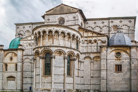 Lucca Cathedral (Duomo di Lucca) is a Roman Catholic cathedral dedicated to Saint Martin in Lucca,
