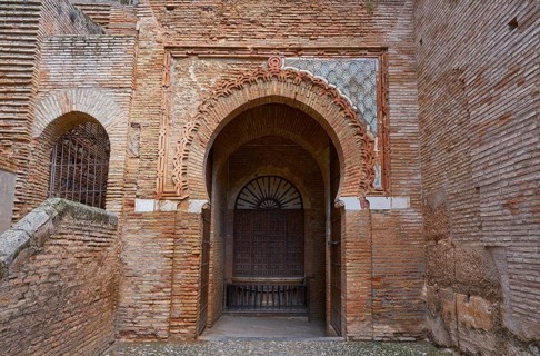 Alhambra Puerta de la Justicia in Granada of Spain Justice Door of Alcazaba