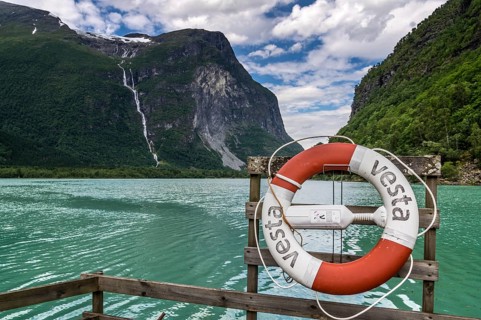 The Kjenndalsbreen is part of the Jostedalsbreen, one of the largest glaciers in Norway, and forms