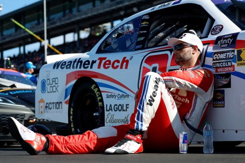 Shane van Gisbergen gets ready for the Zip Buy Now, Pay Later 250 in Sonoma, CA, USA, North America