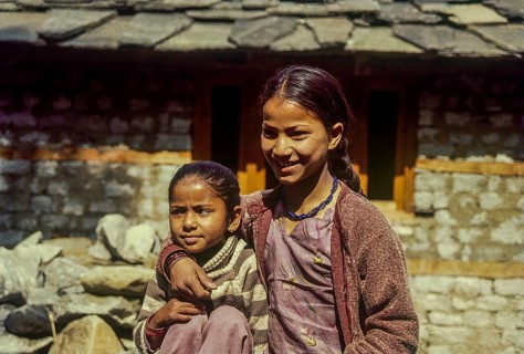 Native girls himachal pradesh, India, Asia