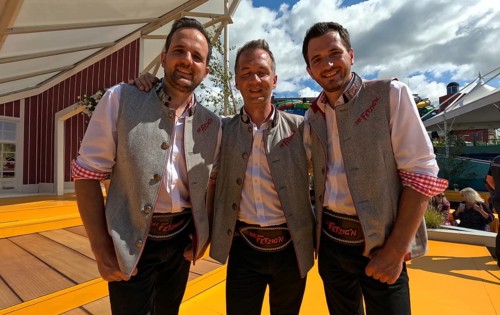 Die Fetzig'n from the Zillertal!!! (music group) in the ARD TV programme Immer wieder sonntags,