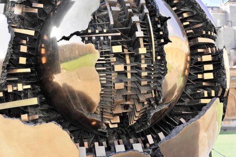 Mappa Monda, Sfera con Sfera, Globe, Palazzetto del Belvedere, Cortile della Pigna, Vatican