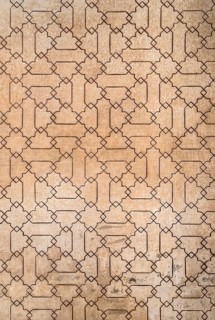 Islamic ornaments on wall. Arab symbols
