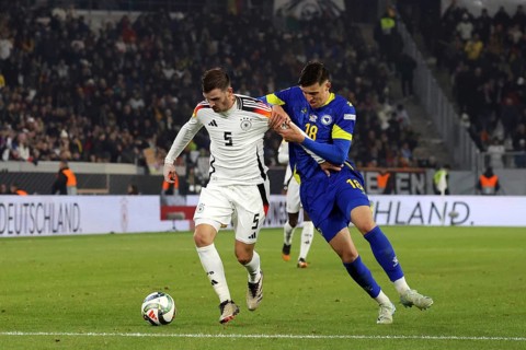 At the international match premiere in the new stadium in Freiburg, the German national football