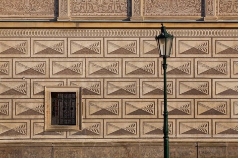 The Schwarzenberg Palace at the Castle Square near the Prague Castle - it is one of the most