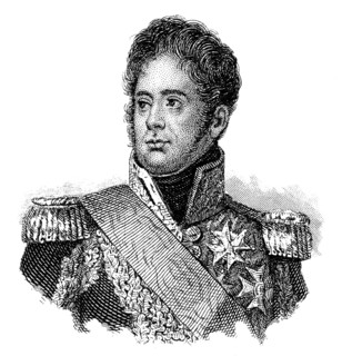 Jacques Alexandre Bernard Law, marquis de Lauriston, 1768 - 1828, a general officer in the French