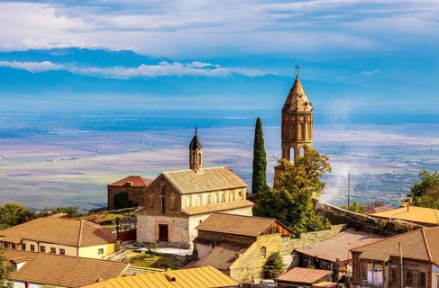 The City of Sighnaghi, Georgia, Asia