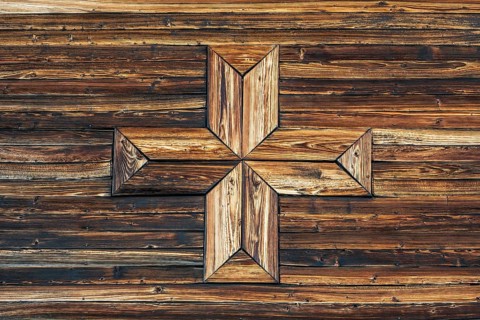 Dark wood texture. Wooden background with cross