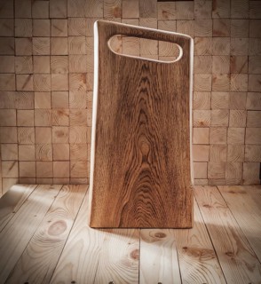 Big Vintage Oak Wood Kitchen Board