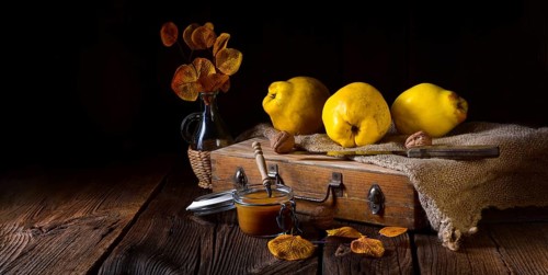 Fresh and tasty quince (Cydonia oblonga)