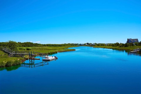 Cape Cod Bumps river near Craigville Beach Massachusetts USA