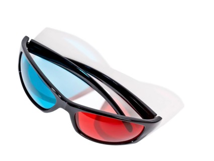 An image of a pair of 3D glasses