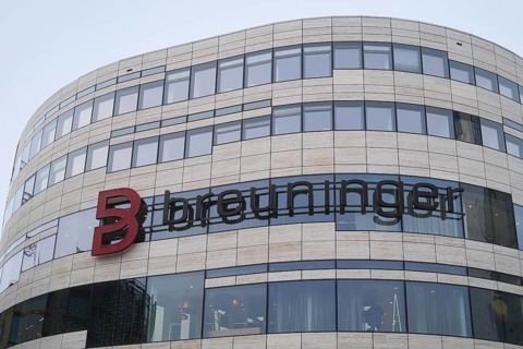 Building of the luxury department stores' Breuninger, Düsseldorf, Germany, Europe