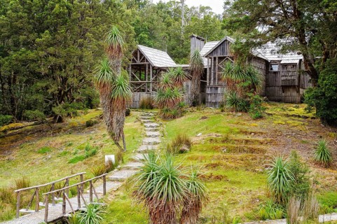 The original Waldheim (forest home) was built by Gustav and Kate Weindorfer as a rustic home and