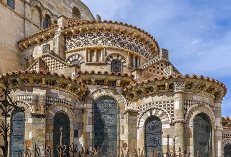 Basilica of Notre-Dame du Port is a Romanesque basilica, formerly a collegiate church in