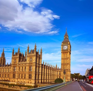 Big Ben Clock Tower in London at England