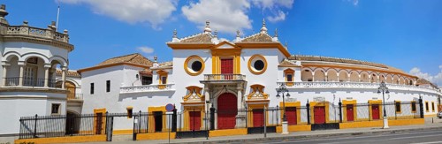 Seville Real Maestranza bullring plaza toros de Sevilla in andalusia Spain