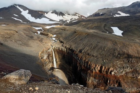 Beautiful landscape of Kamchatka Peninsula: view of Dangerous Canyon (Opasny Canyon), picturesque