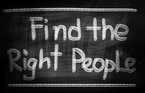Find The Right People Concept