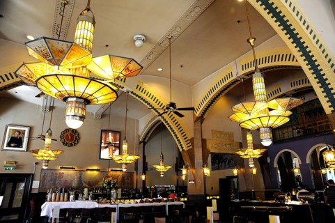 Art Nouveau Grand Cafe, American Hotel on Leidscheplein Square, city centre, Amsterdam,