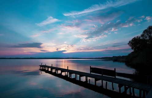 Sunset at the lake