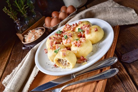 Pyzy are a type of polish dumpling