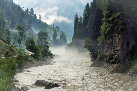 Kishanganga river, Gurez valley, Bandipora, Kashmir, India, Asia