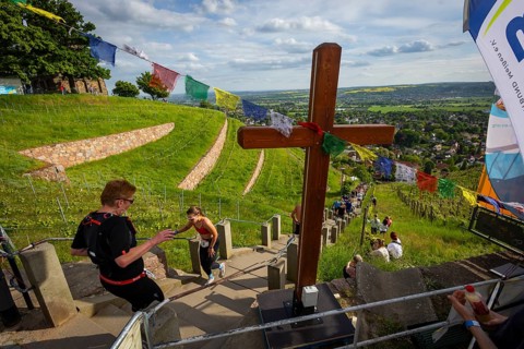 The Saxon Mt Everest Stair Marathon has been an extreme sports event on the Spitzhaustreppe in