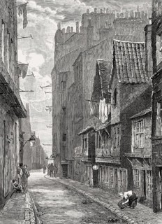 East End of the Cowgate, Edinburgh, Scotland, 19th century