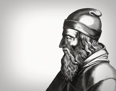 Aristotle, 384-322 BC, ancient Greek philosopher and scientist, digitally altered