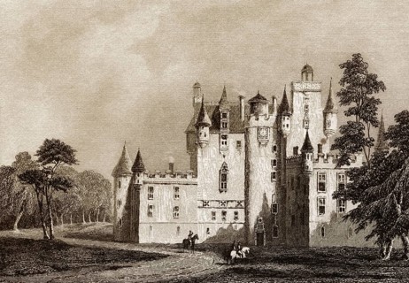 Doune Castle, Doune, im Bezirk Stirling in Zentralschottland, Großbritannien