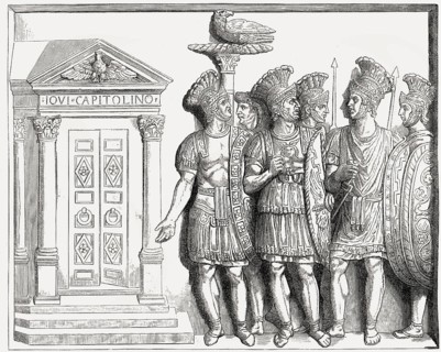 The Praetorians, decor fragment of an arc de triomphe 51-52 AD, ancient Rome