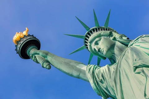 Liberty Statue New York American Symbol USA US