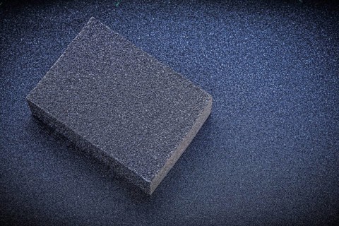 Sanding sponge on glass- paper abrasive tools