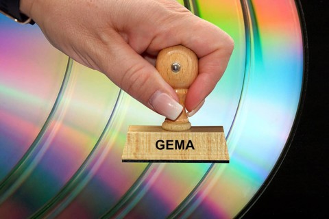 CD, DVD, stamp, GEMA, fees, music industry, data carrier, storage medium studio recording, Federal