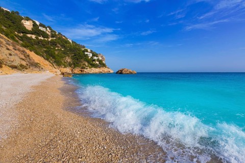 Javea Playa Ambolo beach Xabia in Mediterranean Alicante Spain