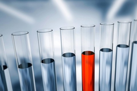 An image of some test tubes in the laboratory