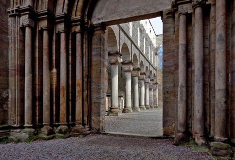 Paulinzella. Monastery ruins. Main construction period 1105-24 since 16-17th century Ruin of the