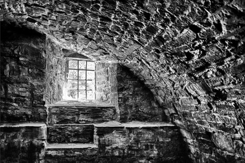 A cellar of an old castle, Germany, Europe