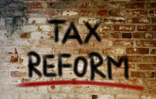 Tax Reform Concept