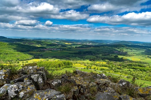 View of the Rhön from the Wasserkuppe